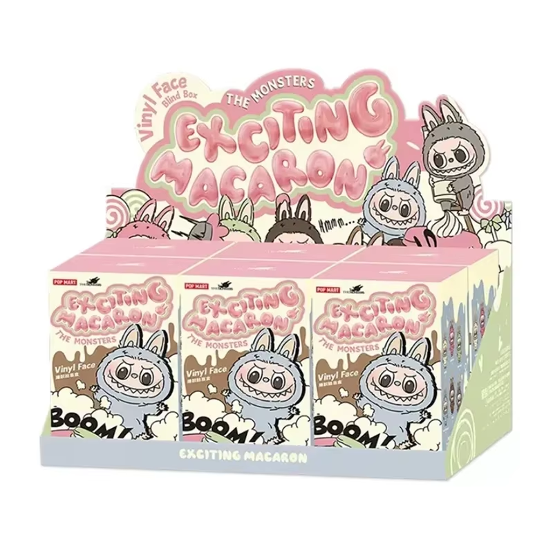 Labubu The Monsters Heartbeat Macaron Enamel Face Blind Box, brand new