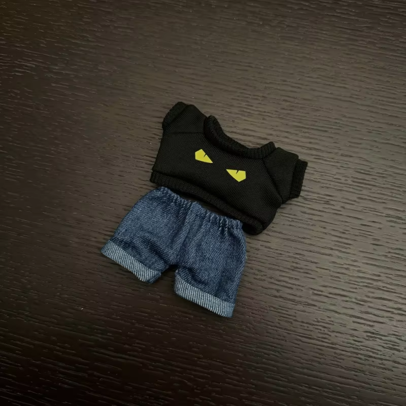 The Cool Boy Jeans and T-Shirt Set for Sitting Parties Featuring Labubu Dolls and Boy Jeans and T-shirts Fashionable EF10B - Image 2