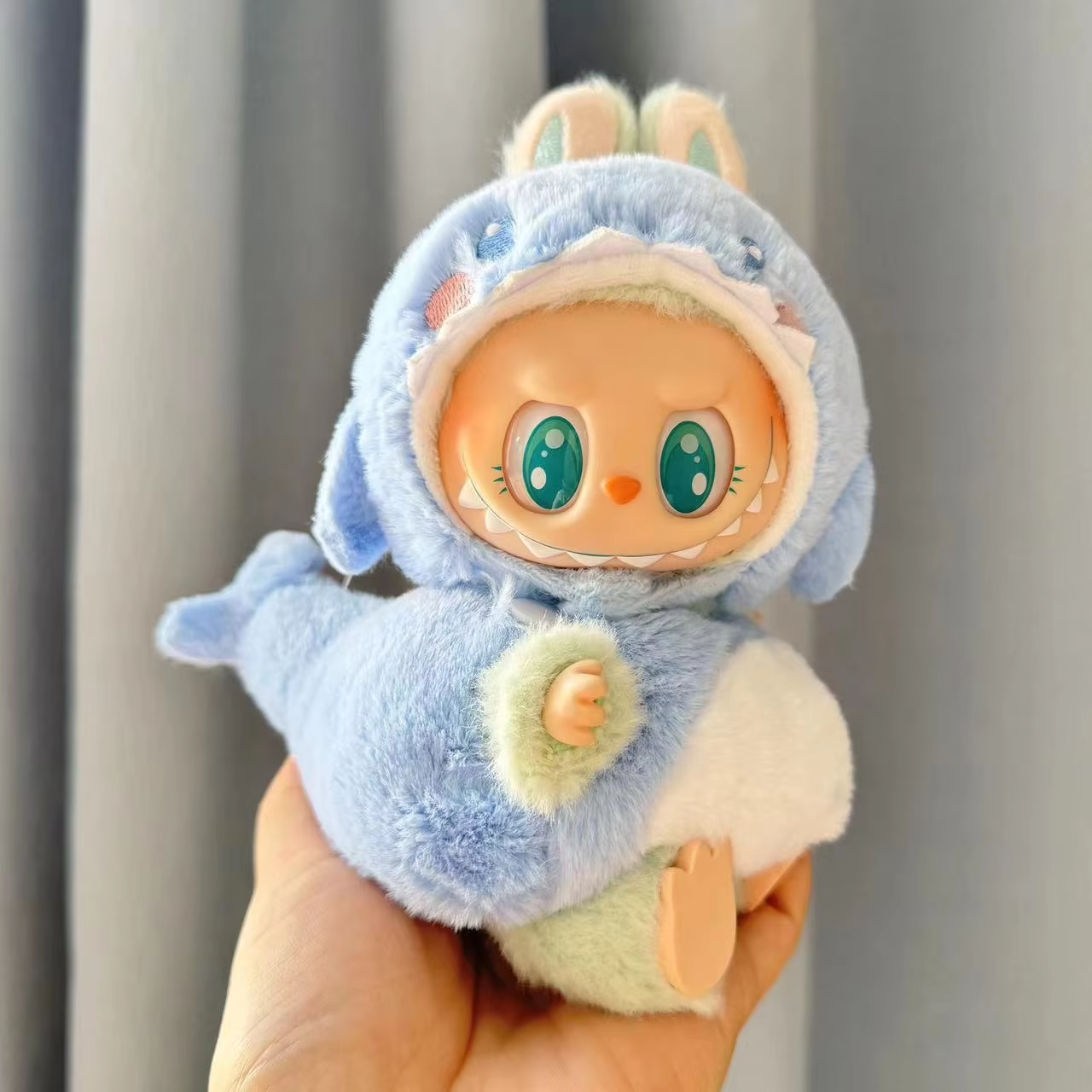 Cute Plush Dolls for the Shark Deer Outfit Accessories for Korea's Kpop Superstar Labubu I II Idol Dolls Sitting Party Wear - Image 3