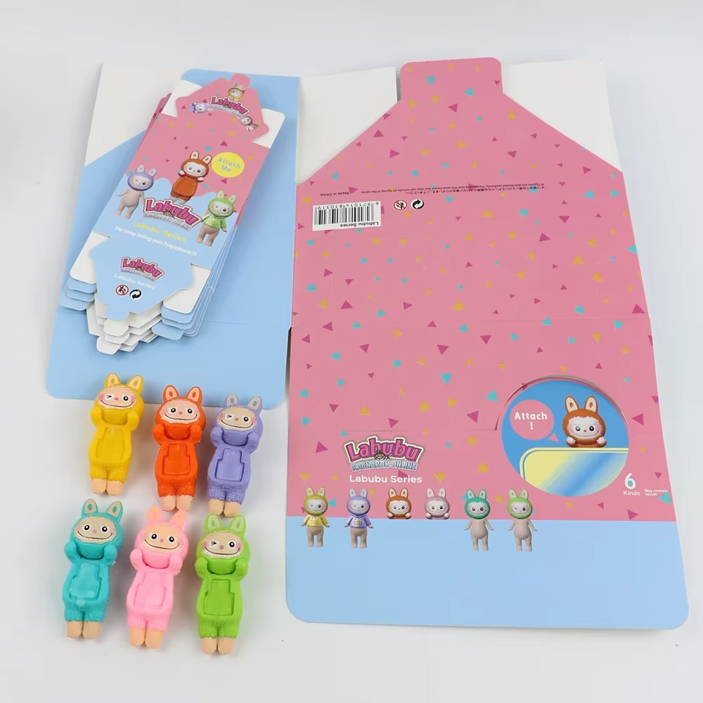 The labubu blind Box Series unleashes The Monsters Heart-Moving Macaron Doll