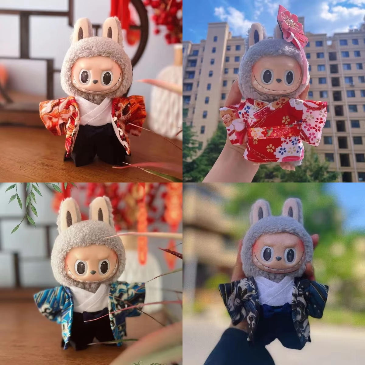 Five Distinct Korean Kpop Exo Clothing Kimono Idol Dolls ClothesAccessories Deluxe Plush Doll Hoody