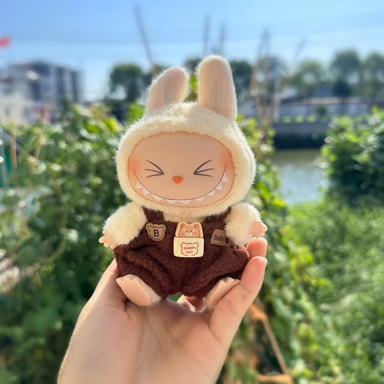 Outfit Accessories for Korea Kpop Exo Mini Plush Dolls 17cm Labubu I II Idol Dolls Sitting Party - Image 4