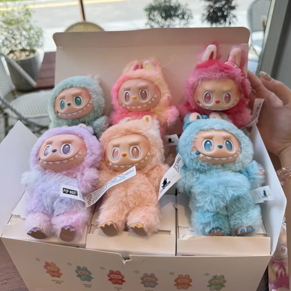 Kawaii Mystery Surprise Box with Keychain Toys The Monsters V3 Series Labubu 3.0 Blind Box Plush Anime Hot Figure - Image 5