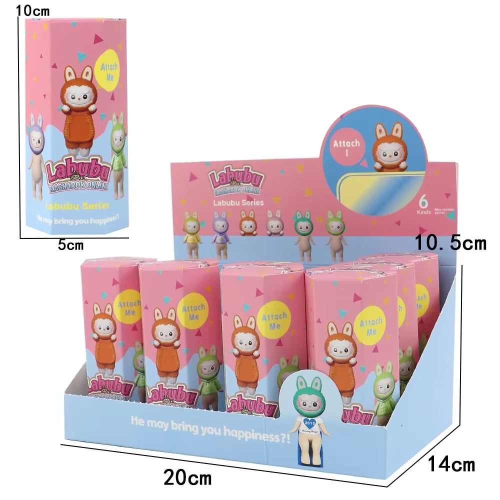 The labubu blind Box Series unleashes The Monsters Heart-Moving Macaron Doll - Image 5