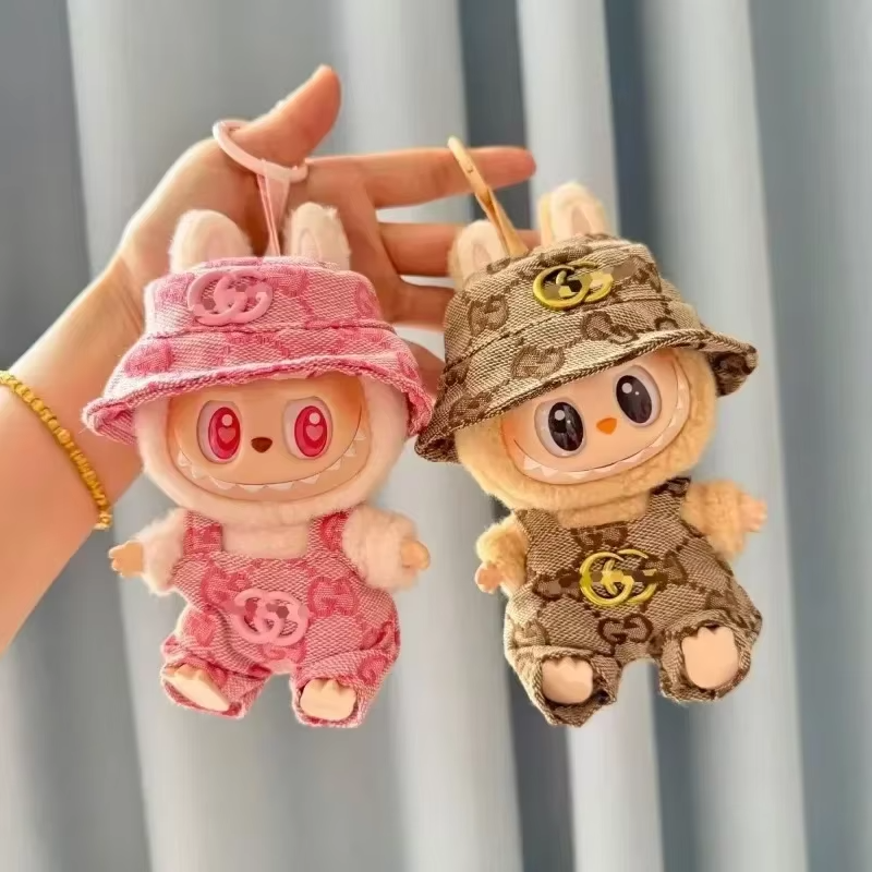 Fashion Overalls for Dolls, as well as V1 and V2 doll accessories, designer labubu clothes, and 15/17cm doll toys.
