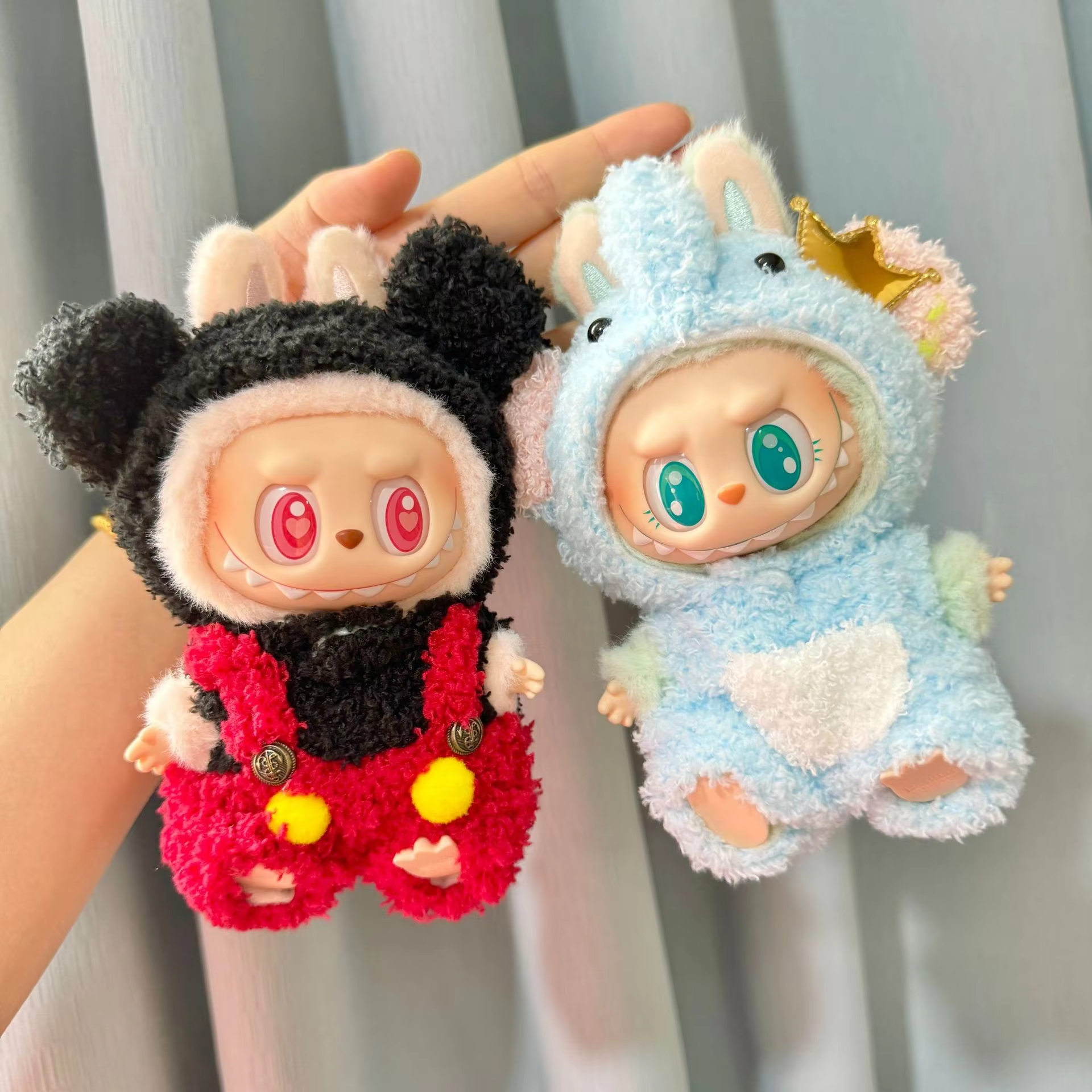 Kits for Korea Kpop Exo Labubu I II Idol Dolls Cute Little Soft Dolls Jumpsuits for Gatherings - Image 5