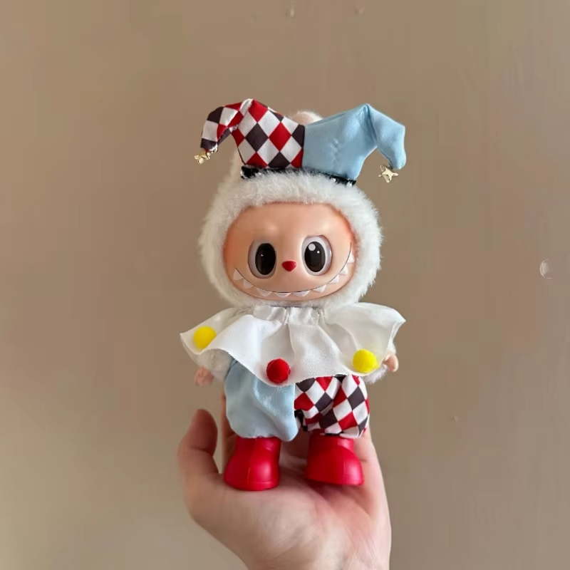 Take a trip to pastel carnival land with the Macaron-Colored Circus Clown Outfit, made from the fluffiest dream of cotton and sprinkled with whimsy - Image 5