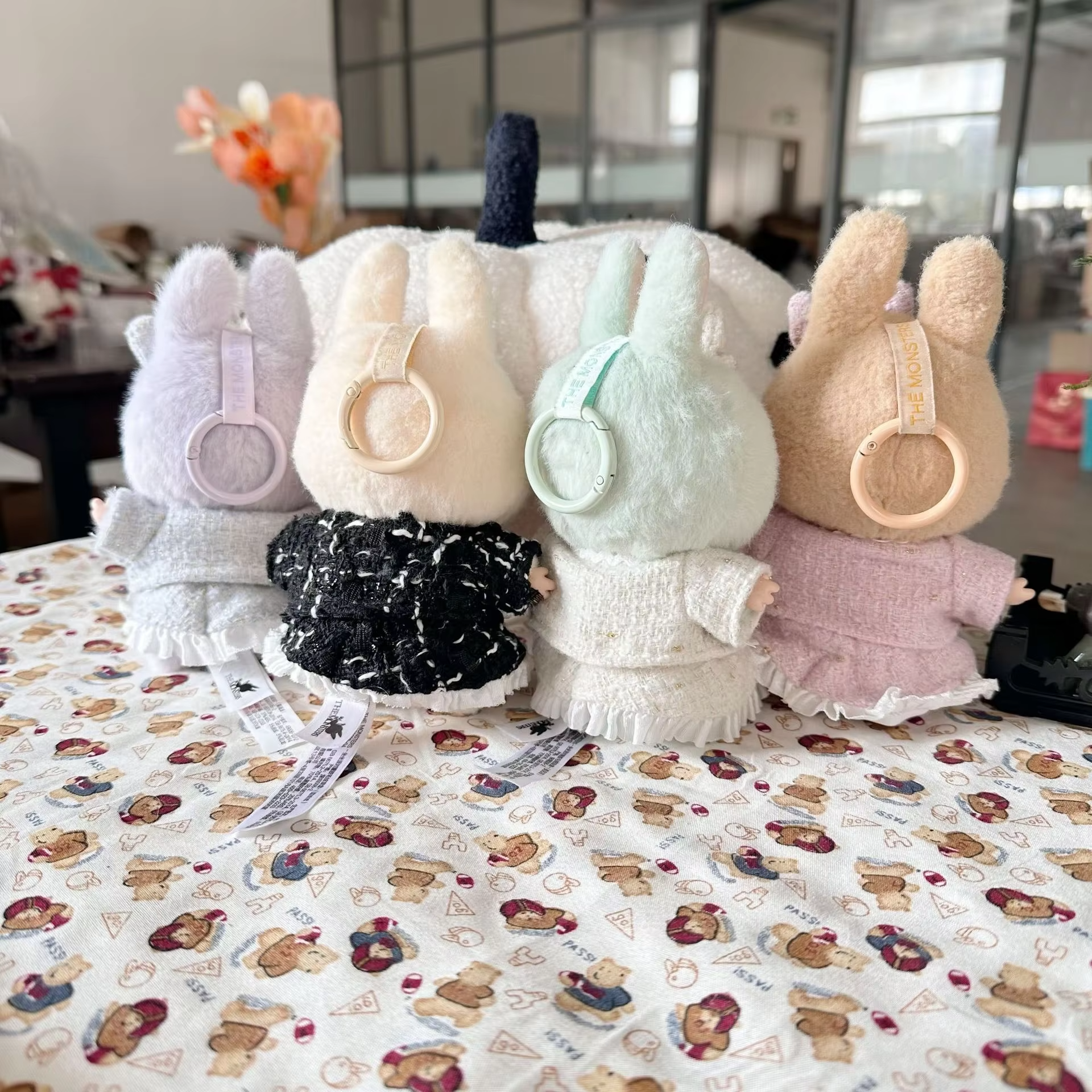 Also available customized luxurious ensemble ‘Adorable Labubu Clothing 17cm Mini Plush Labubu Doll Fashion Cartoon Girl Style Designer Skirt Dress Set’. - Image 5