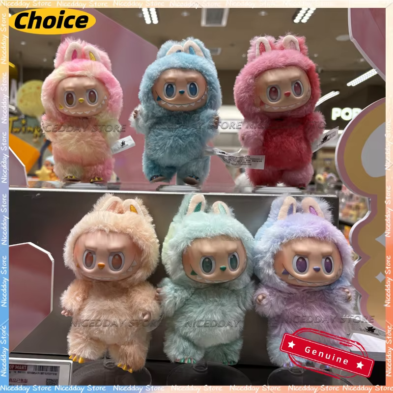 Fully Authentic Gift From Monsters: High Energy Ahead Series POPMART Labubu V3 The Vinyl Plush Pendant Blind Box