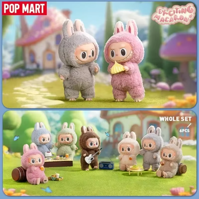 The Macaron Vinyl Face Blind Box Figure of Labubu The Monsters from POP MART - Image 3
