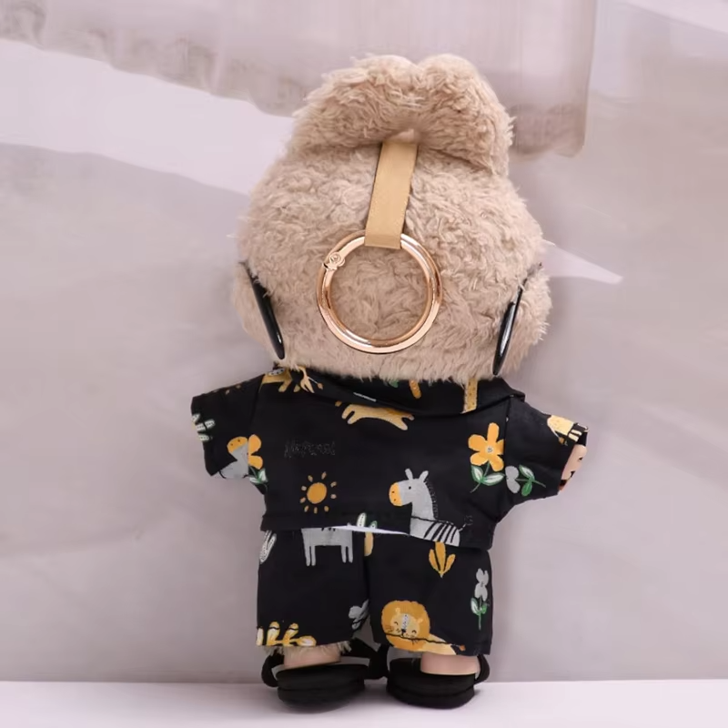 These outfits are compatible with nearly all Labubu figures from collections V1 through V3, and they belong to the curated assortment of 17cm Labubu accessories. - Image 3