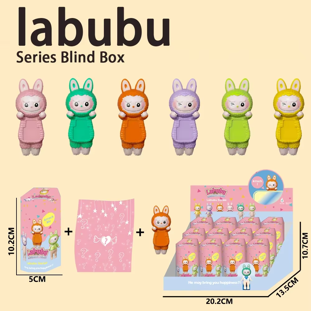 The labubu blind Box Series unleashes The Monsters Heart-Moving Macaron Doll - Image 3
