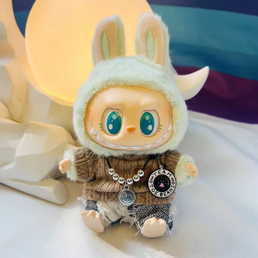 These Kpop EXO inspired outfits find function in sitting parties and displays, and are also cute. 17cm miniature stylish outfits for your Labubu I and II Idol Dolls will add character and charm to your growing collection - Image 3
