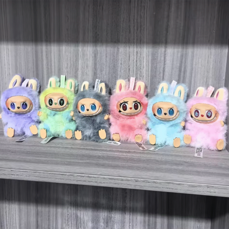 Keyholder, Animated Characters, Vinyl Base Toy, Surprise Box, Labubu The Monsters V3 Sitting Series Blind Plush Box. - Image 4