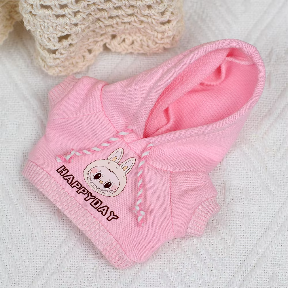 Ropa Labubu Accessories Doll Little Clothes DIY Kids Gift 17cm Labubu Outfit Clothes Hoody Jeans Leisure Sports Set Kawaii Decor - Image 6