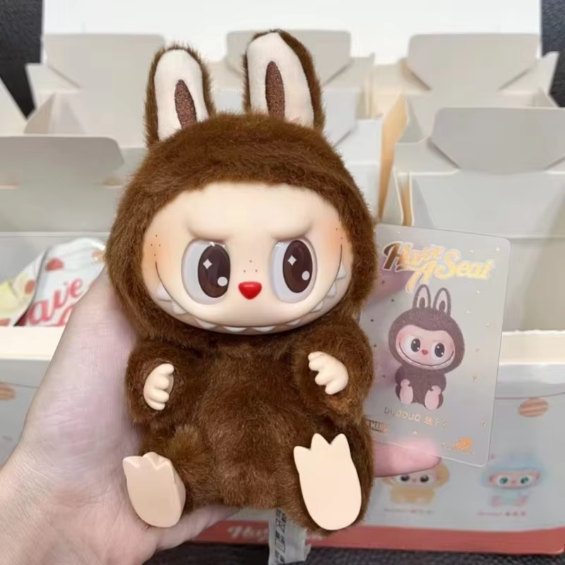 Hot Deal Cute Anime Figure Monster Replica Labubu Have A Seat Series Vinyl Pendant Doll Model Toy Birthday Presents: Keychain Toys - Image 5