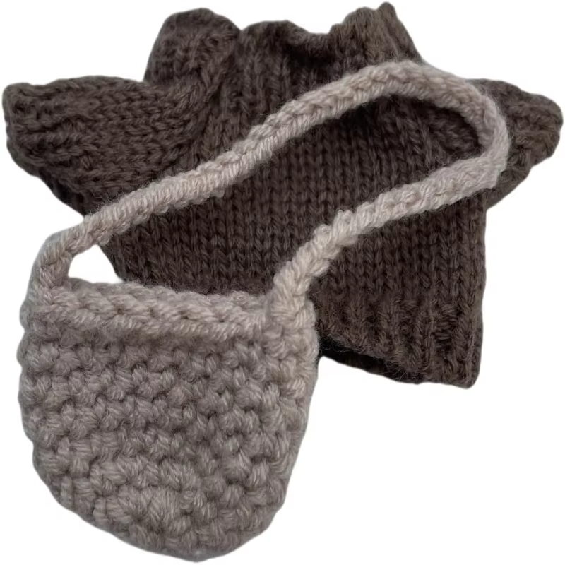 Clothing for Labubu 17cm, Fashion Accessories for Dressing Up, High-End Outfit Accessories That Go Well with La Bubu (Brown) is guaranteed to make a statement the minute you open the box - Image 4