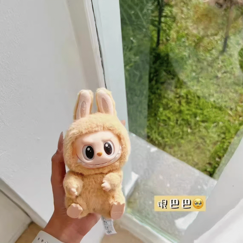 Brand New Labubu Seat Series PVC Pendant Keychain, Kawaii Monster Replica, Peg Leg Labubu Seat Series PVC Pendant Doll Keychain for Bag - Image 2