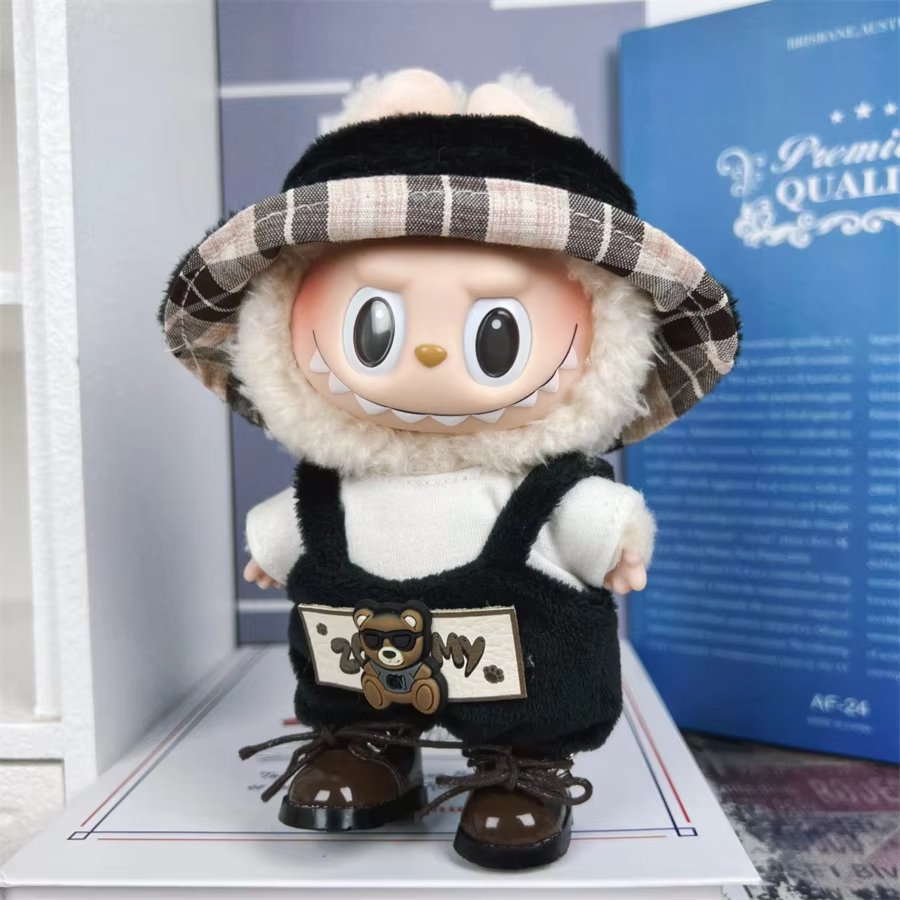 Winter Outfits of Kpop Exo Labubu Idol Clothes for 17cm Mini Plush Dolls Gift - Image 2