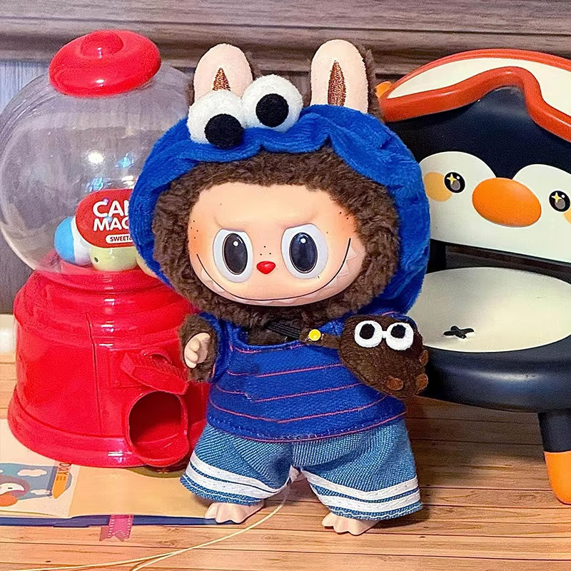 Designer Opulent 17cm Riviera Blue Labubu Wardrobe Final Touches from Labubu - Image 3