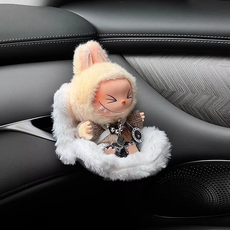 With the Labubu Mini Plush Idol Doll Air Outlet Aromatherapy Car Ornament Gifts – 15-17cm, you can enhance your car’s interior  15-17cm - Image 4