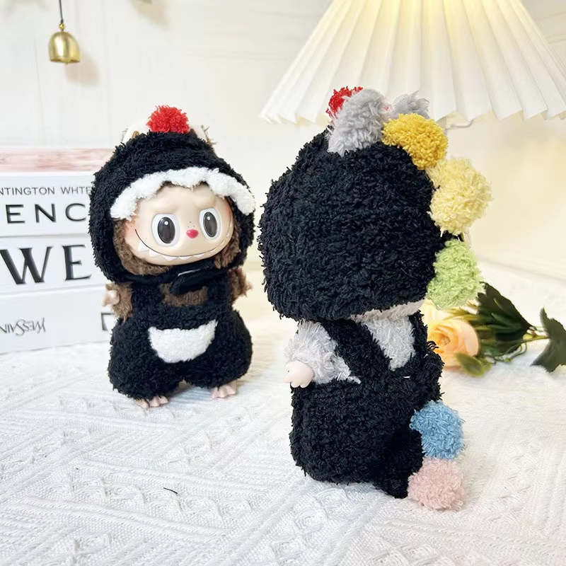 Only Clothes Labubu Infant Clothes 17cm Doll Labubu Spring/Autumn Collection. Adorable Cozy Fabric Colorful Cool Fashion Style - Image 3