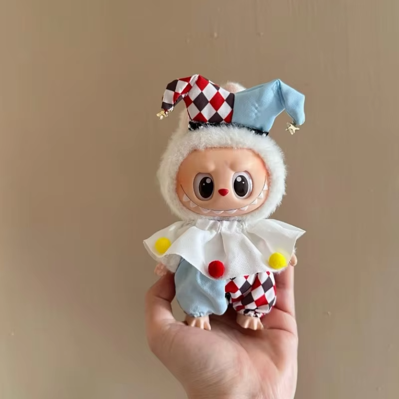 Take a trip to pastel carnival land with the Macaron-Colored Circus Clown Outfit, made from the fluffiest dream of cotton and sprinkled with whimsy - Image 3