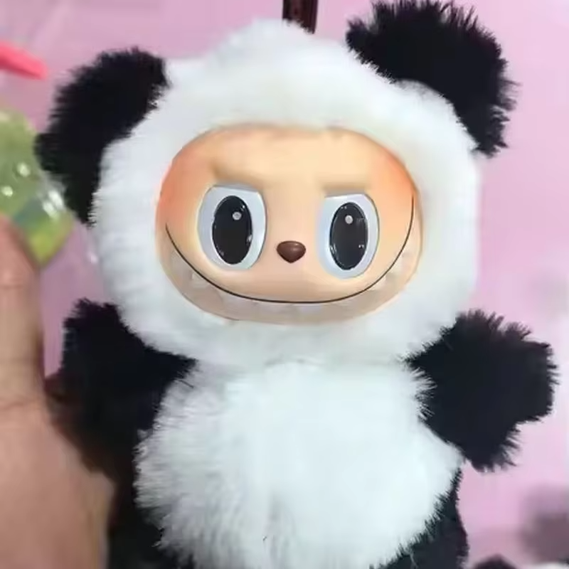 Received: Exquisite 17cm Labubu Panda Mentor Series Blind Box Vinyl Doll Keychain. Gifted: Trendy Ornament Keychain of Superior Quality - Image 3