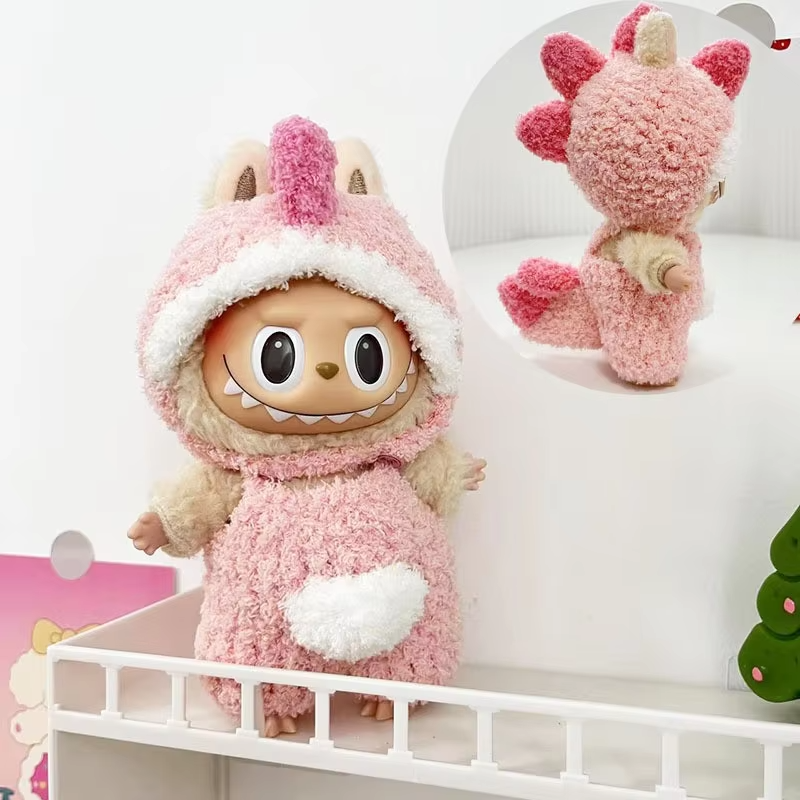 Only Clothes Labubu Infant Clothes 17cm Doll Labubu Spring/Autumn Collection. Adorable Cozy Fabric Colorful Cool Fashion Style - Image 2