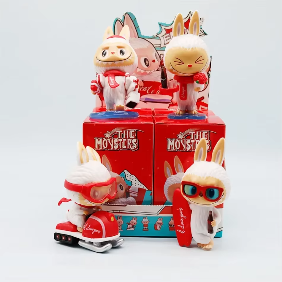 As part of your Christmas gifts, you will receive The Monsters Cola series in a warm labubu mystery box, labubu toy figures, and desktop ornaments and peripherals. - Image 2