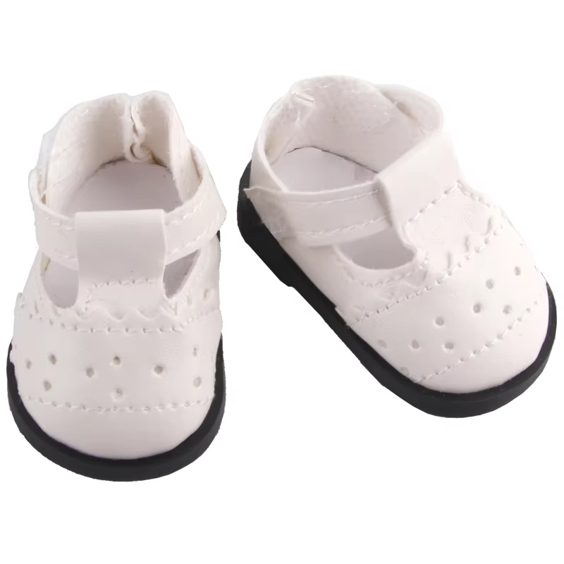 5cm Mini Doll Shoes in Pu Leather Exo Boots for 30 cm Dolls Nenuco and Russian Dolls - Image 3