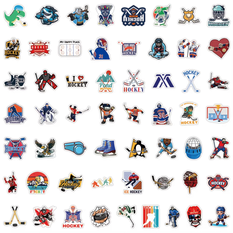 Labubu Show off your ice hockey love with these hilarious themed stickers