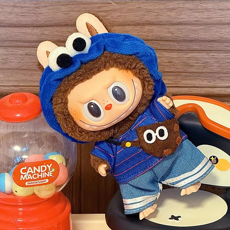 Designer Opulent 17cm Riviera Blue Labubu Wardrobe Final Touches from Labubu - Image 2