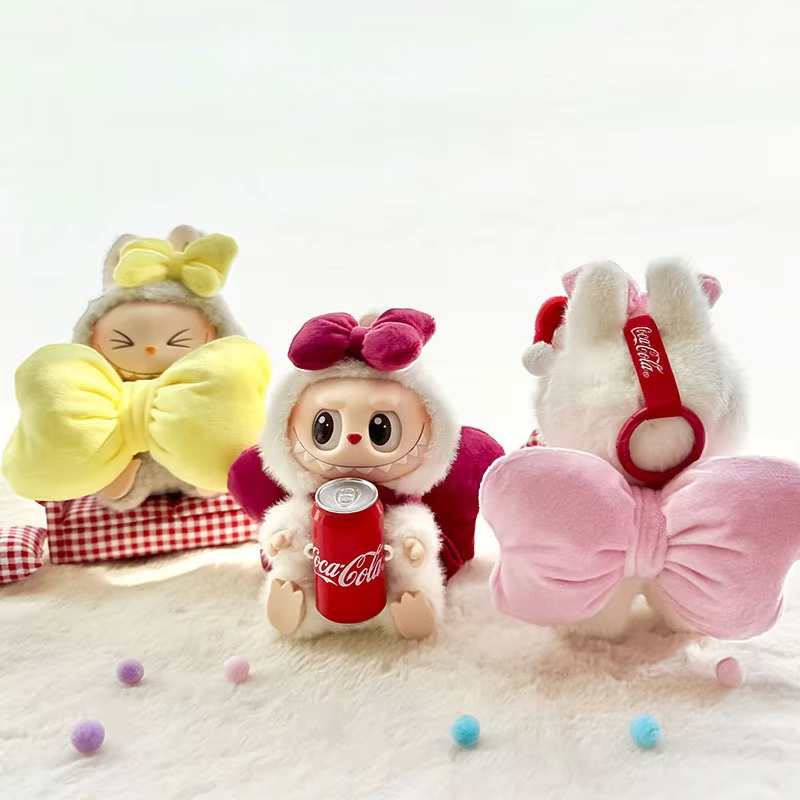 Now the Labubu 17cm Clothes II Sitting Party Idol Dolls bring life to the desk - Image 3