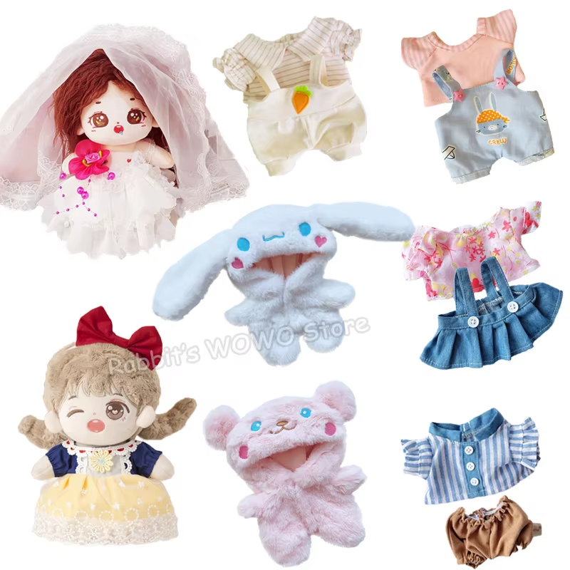 “Doll Outfits Accessories, Korea Kpop EXO Super Star Dolls Toys Gift: Maid Skirt, Wedding Dress, and Hoodie.” - Image 3