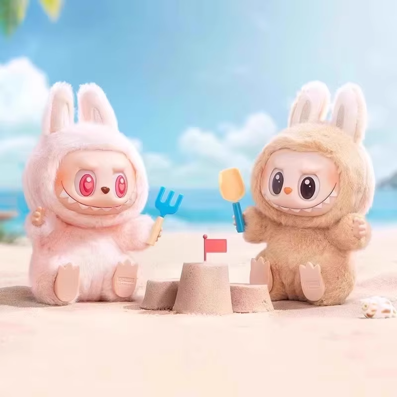 Kawaii Monster Plush Toys: Festival Presents 100% Vinyl Doll Blind Box Pendant Model Toys from the Pop Mart Labubu Have A Seat Series - Image 3