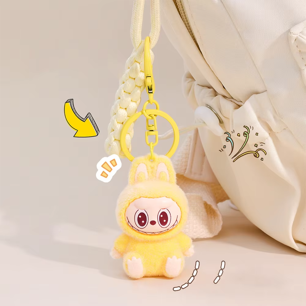 The Monsters-x-Labubu Macaron Pendant blind bag enchants like a hidden treasure - Image 2