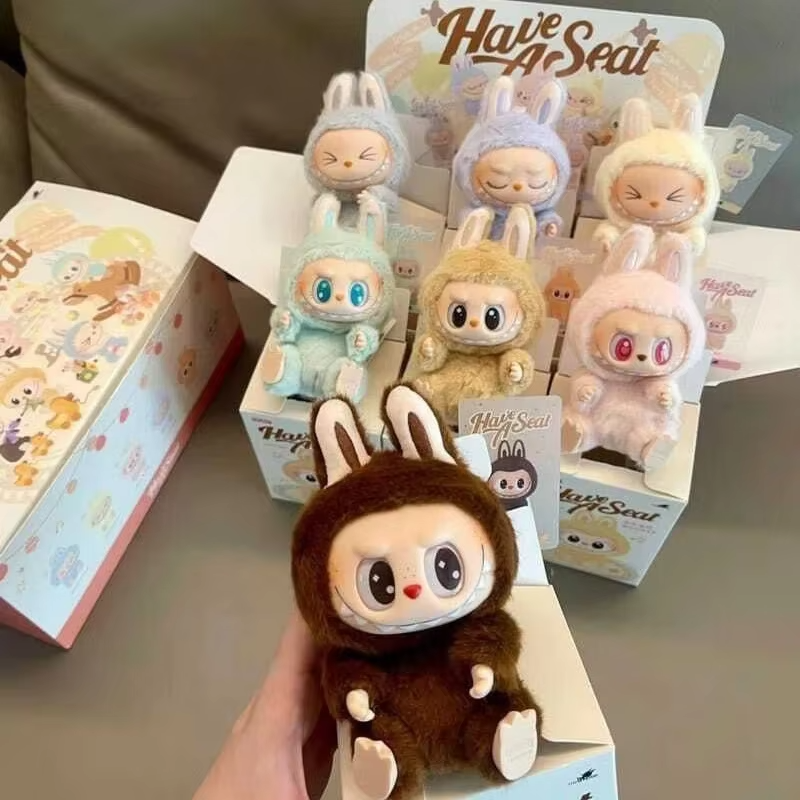 Available birthday presents include the Monsters Labubu Series Fall in Wild Doll Kid Toys Tide Play Pendant, which is the Labubu Keychain Replica in 1:1 form - Image 5