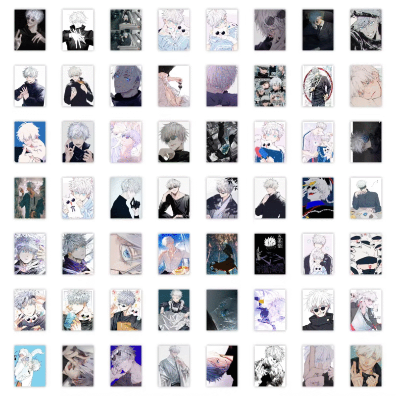 Anime Jujutsu Kaisen Stickers, Decals 10/30/60 Pieces, By Satoru Gojo: Children's Cartoon Sticker Toys For Skateboard, Laptop, Phone, Car, Motorcycle - Image 7