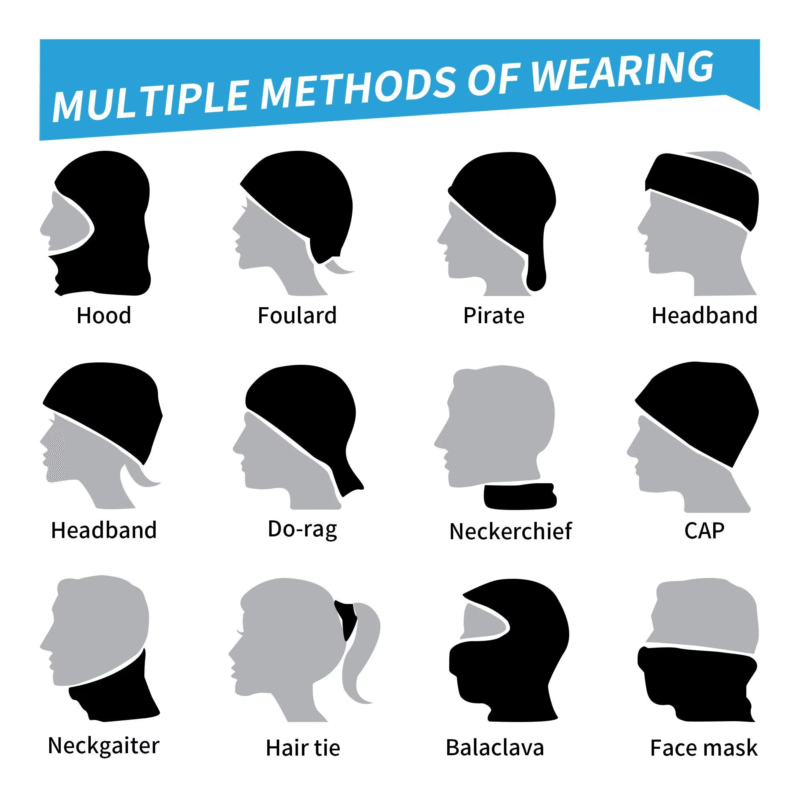 Head outside and let the good times roll with the Unisex Adult Balaclavas Mask Scarf Printed with the Adorable Labubu Cartoon in the spot where Labubu artwork wrapped securely around neck and face - Image 3