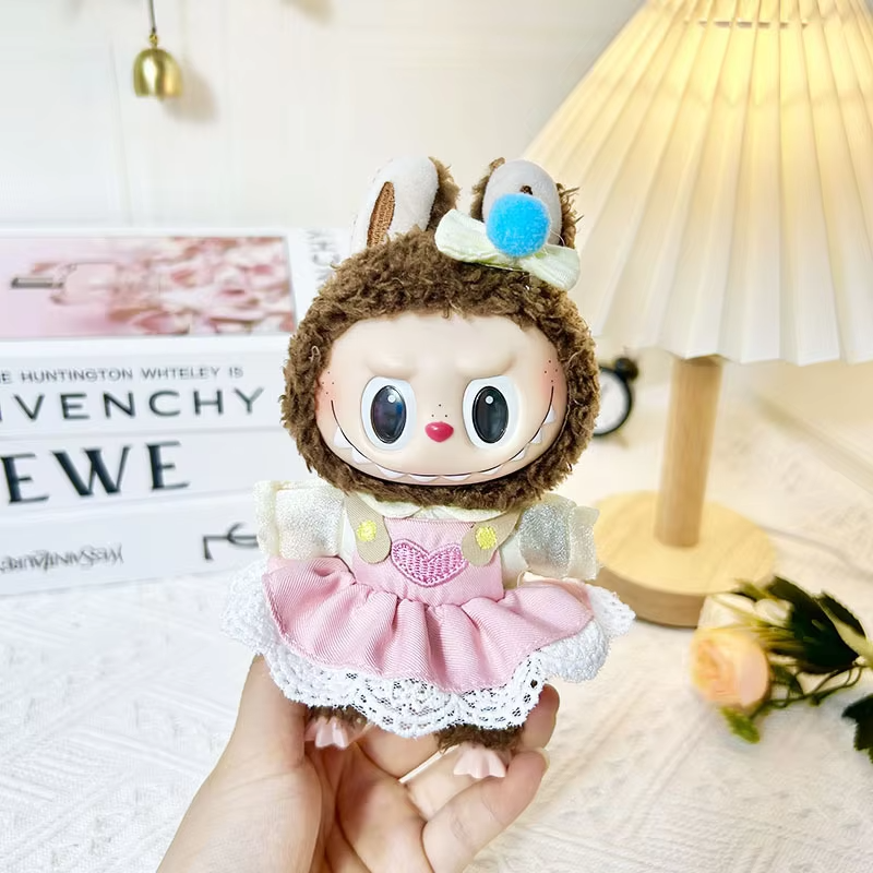 The Just 17cm of Clothing Summer Cool Set, tailored uniquely for Labubu dolls, offers a mini wardrobe boost packed with cheer - Image 4