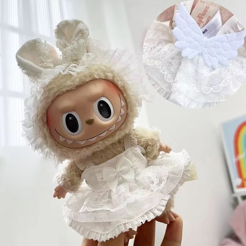 The Just 17cm of Clothing Summer Cool Set, tailored uniquely for Labubu dolls, offers a mini wardrobe boost packed with cheer - Image 3